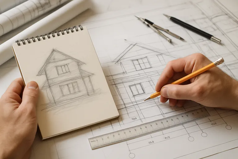 Van schets naar bouwtekening
